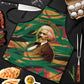 Frederick Douglass Apron Green Abstract Design Civil Rights Leader Quote on Race and Humanity - African Pride