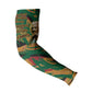 Frederick Douglass Arm Sleeves Green Abstract Design Civil Rights Leader Quote on Race and Humanity - African Pride