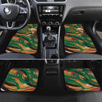 Frederick Douglass Car Mats Green Abstract Design Civil Rights Leader Quote on Race and Humanity - African Pride