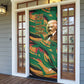 Frederick Douglass Door Cover Green Abstract Design Civil Rights Leader Quote on Race and Humanity - African Pride