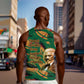 Frederick Douglass Men Tank Top Green Abstract Design Civil Rights Leader Quote on Race and Humanity - African Pride