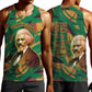 Frederick Douglass Men Tank Top Green Abstract Design Civil Rights Leader Quote on Race and Humanity - African Pride