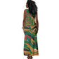 Frederick Douglass Tank Maxi Dress Green Abstract Design Civil Rights Leader Quote on Race and Humanity - African Pride