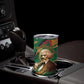 Frederick Douglass Tumbler Cup Green Abstract Design Civil Rights Leader Quote on Race and Humanity - African Pride