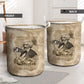 Frederick Douglass Laundry Basket Sepia Newspaper Collage Civil Rights March Historic Quote Design - African Pride