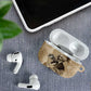 Frederick Douglass AirPods Case Sepia Newspaper Collage Civil Rights March Historic Quote Design - African Pride