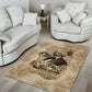 Frederick Douglass Area Rug Sepia Newspaper Collage Civil Rights March Historic Quote Design - African Pride