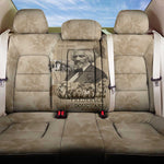 Frederick Douglass Back Car Seat Cover Sepia Newspaper Collage Civil Rights March Historic Quote Design - African Pride