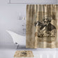 Frederick Douglass Bathroom Set Sepia Newspaper Collage Civil Rights March Historic Quote Design - African Pride