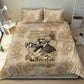Frederick Douglass Bedding Set Sepia Newspaper Collage Civil Rights March Historic Quote Design - African Pride