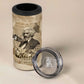 Frederick Douglass 4 in 1 Can Cooler Tumbler Sepia Newspaper Collage Civil Rights March Historic Quote Design - African Pride