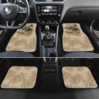 Frederick Douglass Car Mats Sepia Newspaper Collage Civil Rights March Historic Quote Design - African Pride