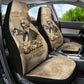 Frederick Douglass Car Seat Cover Sepia Newspaper Collage Civil Rights March Historic Quote Design - African Pride