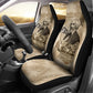 Frederick Douglass Car Seat Cover Sepia Newspaper Collage Civil Rights March Historic Quote Design - African Pride