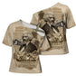 Frederick Douglass Cross Shoulder Shirt Sepia Newspaper Collage Civil Rights March Historic Quote Design - African Pride