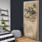 Frederick Douglass Door Cover Sepia Newspaper Collage Civil Rights March Historic Quote Design - African Pride