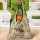 Frederick Douglass Grocery Bag Sepia Newspaper Collage Civil Rights March Historic Quote Design - African Pride