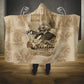 Frederick Douglass Hooded Blanket Sepia Newspaper Collage Civil Rights March Historic Quote Design - African Pride