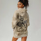 Frederick Douglass Hoodie Dress Sepia Newspaper Collage Civil Rights March Historic Quote Design - African Pride