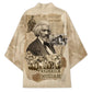 Frederick Douglass Kimono Sepia Newspaper Collage Civil Rights March Historic Quote Design - African Pride