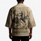 Frederick Douglass Kimono Sepia Newspaper Collage Civil Rights March Historic Quote Design - African Pride
