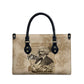 Frederick Douglass Leather Bag Sepia Newspaper Collage Civil Rights March Historic Quote Design - African Pride