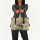 Frederick Douglass Leather Bag Sepia Newspaper Collage Civil Rights March Historic Quote Design - African Pride