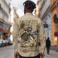 Frederick Douglass Long Sleeve Button Shirt Sepia Newspaper Collage Civil Rights March Historic Quote Design - African Pride