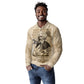Frederick Douglass Long Sleeve Polo Shirt Sepia Newspaper Collage Civil Rights March Historic Quote Design - African Pride
