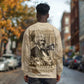 Frederick Douglass Long Sleeve Shirt Sepia Newspaper Collage Civil Rights March Historic Quote Design - African Pride