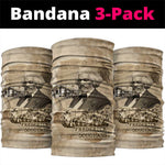 Frederick Douglass Neck Gaiter Sepia Newspaper Collage Civil Rights March Historic Quote Design - African Pride