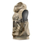 Frederick Douglass Sleeveless Hoodie Sepia Newspaper Collage Civil Rights March Historic Quote Design - African Pride