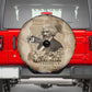 Frederick Douglass Spare Tire Cover Sepia Newspaper Collage Civil Rights March Historic Quote Design - African Pride