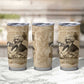 Frederick Douglass Tumbler Cup Sepia Newspaper Collage Civil Rights March Historic Quote Design - African Pride