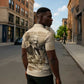 Frederick Douglass Zipper Polo Shirt Sepia Newspaper Collage Civil Rights March Historic Quote Design - African Pride