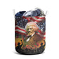 Frederick Douglass Laundry Basket American Flag Background Powerful Quote Build Strong Children Civil Rights Tribute - African Pride