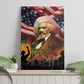 Frederick Douglass Canvas Wall Art American Flag Background Powerful Quote Build Strong Children Civil Rights Tribute - African Pride