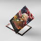 Frederick Douglass Canvas Wall Art American Flag Background Powerful Quote Build Strong Children Civil Rights Tribute - African Pride