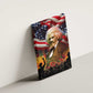 Frederick Douglass Canvas Wall Art American Flag Background Powerful Quote Build Strong Children Civil Rights Tribute - African Pride