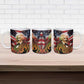 Frederick Douglass Ceramic Mug American Flag Background Powerful Quote Build Strong Children Civil Rights Tribute - African Pride