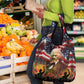 Frederick Douglass Grocery Bag American Flag Background Powerful Quote Build Strong Children Civil Rights Tribute - African Pride