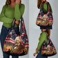 Frederick Douglass Grocery Bag American Flag Background Powerful Quote Build Strong Children Civil Rights Tribute - African Pride