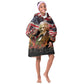 Frederick Douglass Kid Wearable Blanket Hoodie American Flag Background Powerful Quote Build Strong Children Civil Rights Tribute - African Pride