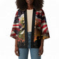 Frederick Douglass Kimono American Flag Background Powerful Quote Build Strong Children Civil Rights Tribute - African Pride