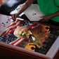 Frederick Douglass Puzzle American Flag Background Powerful Quote Build Strong Children Civil Rights Tribute - African Pride