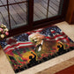 Frederick Douglass Rubber Doormat American Flag Background Powerful Quote Build Strong Children Civil Rights Tribute - African Pride