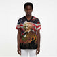 Frederick Douglass Scrub Top American Flag Background Powerful Quote Build Strong Children Civil Rights Tribute - African Pride