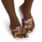 Frederick Douglass Slide Sandals American Flag Background Powerful Quote Build Strong Children Civil Rights Tribute - African Pride