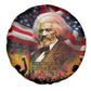 Frederick Douglass Spare Tire Cover American Flag Background Powerful Quote Build Strong Children Civil Rights Tribute - African Pride