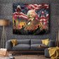 Frederick Douglass Tapestry American Flag Background Powerful Quote Build Strong Children Civil Rights Tribute - African Pride